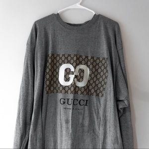 Gucci Oversized Long Sleeve T-Shirt